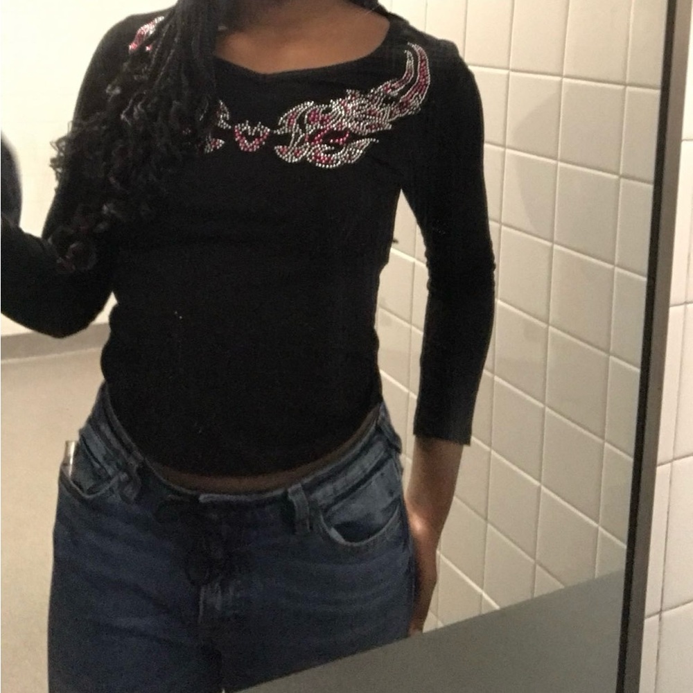 Beautiful y2k grunge top from emmielol fits m-xs sizing